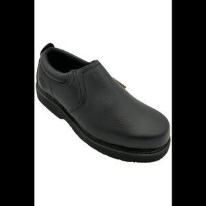 Work America Men's Work Slip-On Work Loafer Black - EEE